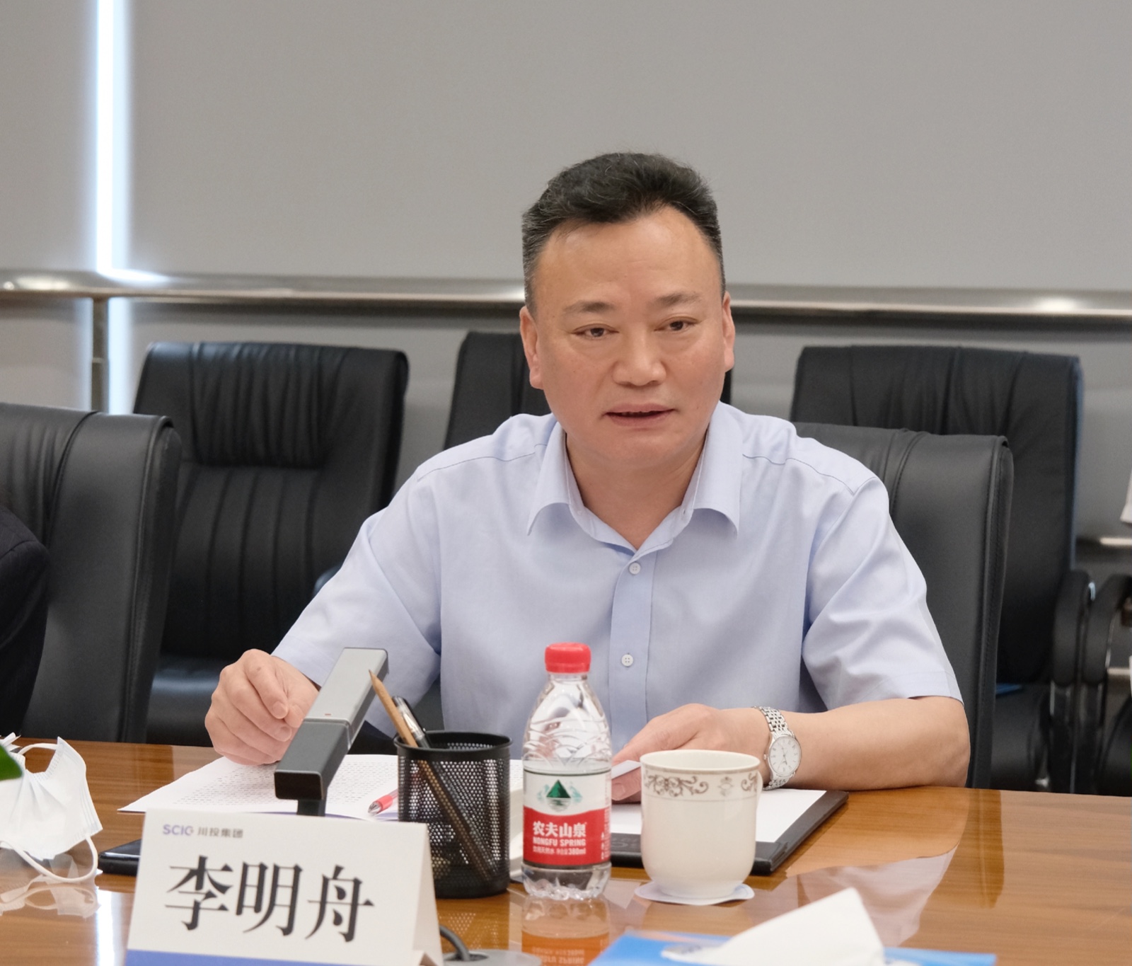 省纪委常委、省监委委员余民率队赴川投集团调研指导